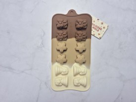 Molde silicona tricolor bombones regalitos y torres 